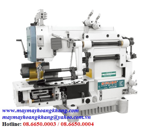 Máy 2 kim móc xích kép xếp ly 2 chiều SIRUBA VC008-02064P/VMR | maymayhoangkhang.com | 0903642225