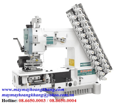 Máy 12 kim móc xích kép nhún thun (Chỉ thun bên dưới) SIRUBA VC008-12064P/VPQ | maymayhoangkhang.com | 0903642225