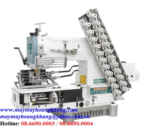 Máy 12 kim móc xích kép may trang trí SIRUBA | maymayhoangkhang.com | 0903642225