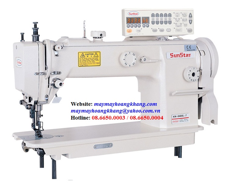 Máy 1 kim  chân vịt bước thân dài SUNSTAR KM-640BL | maymayhoangkhang.com | 0903642225