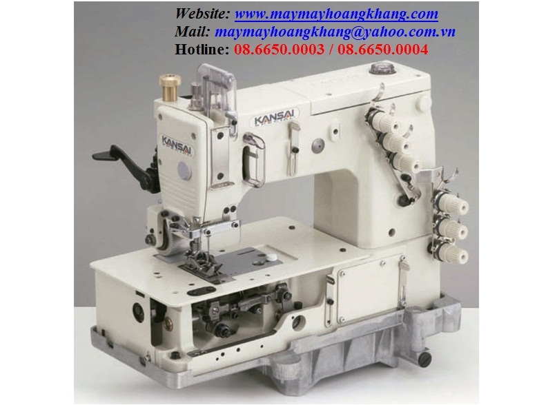 Máy 4 kim móc xích cuốn lưng Jean KANSAI DLR1508P | maymayhoangkhang.com | 0903642225