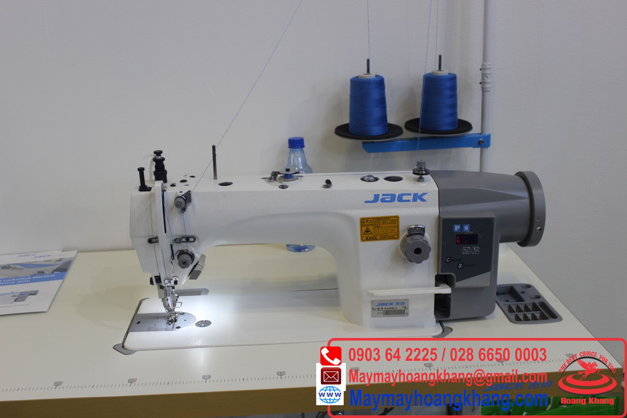MÁY MAY 1 KIM BƯỚC MÁY CÀO BƠI) JACK JK-6380BC-Q