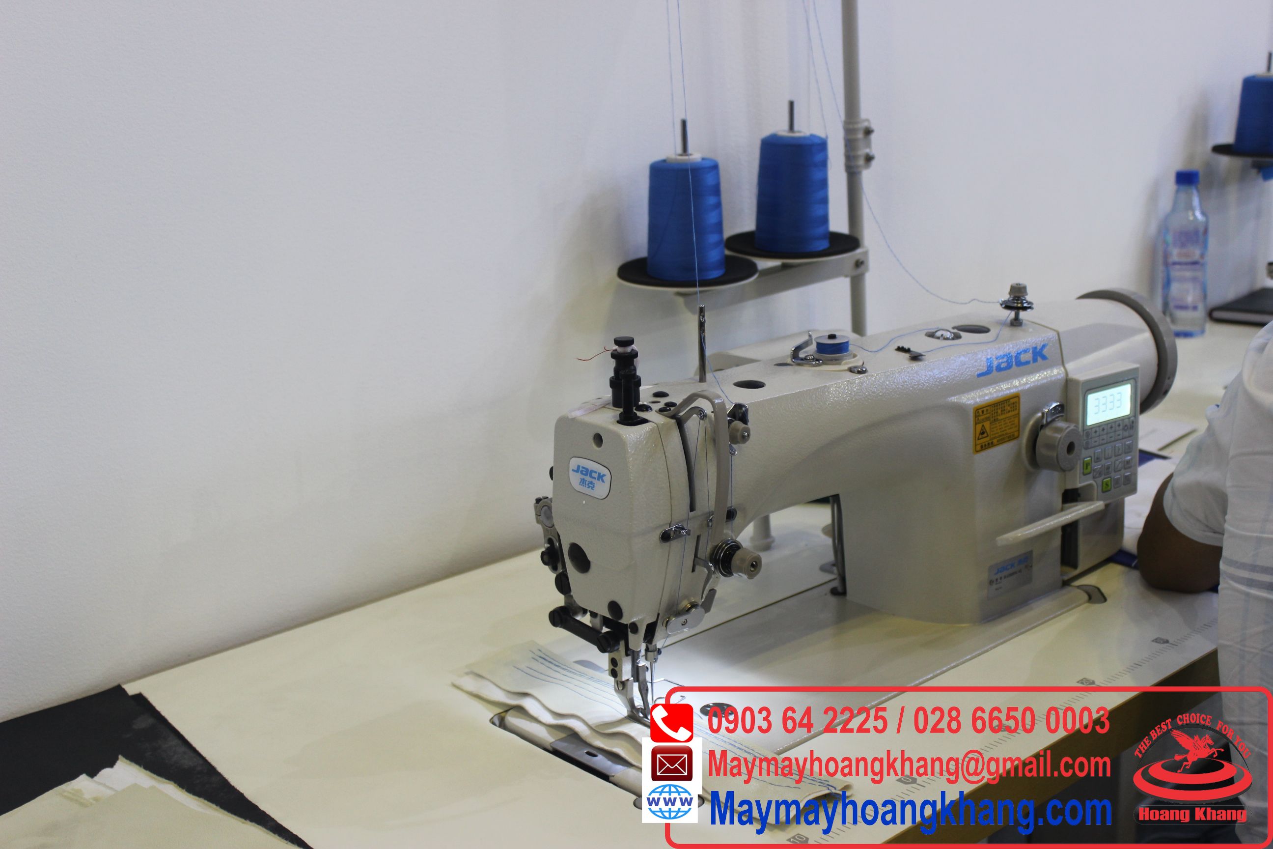 MÁY 1 KIM BƯỚC ĐIỆN TỬ LIỀN TRỤC JACK jk-6380ehc