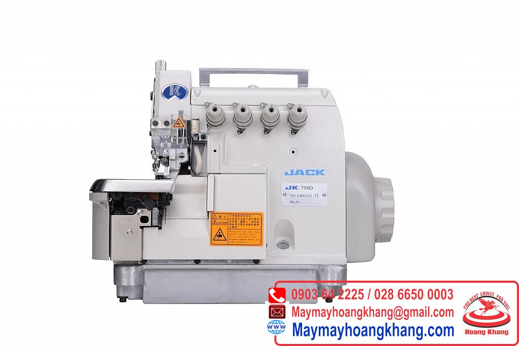 Máy vắt sổ  2 kim 5 chỉ liền trục JACK JK-798D-5-03/333