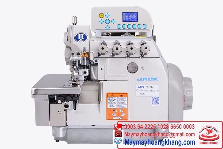 Máy vắt sổ 2 kim 4 chỉ điện tử JACK JK-904E-M03/333