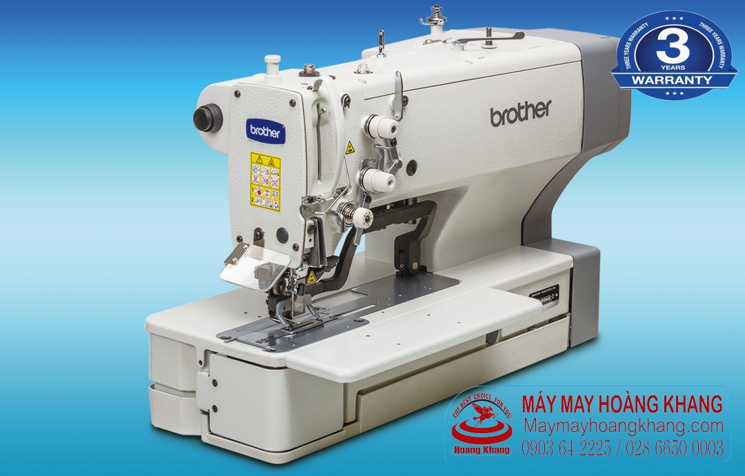 Máy thùa khuy điện tử BROTHER HE-800B | maymayhoangkhang.com | 0903642225