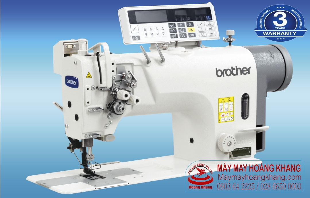 Máy may 2 kim cố định điện tử ổ lớn BROTHER T-8722C