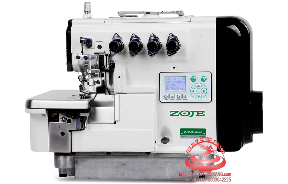 Máy vắt sổ 2 kim 5 chỉ cắt chỉ bằng hơi tốc độ cao ZOJE ZJ950E-38-PD3 | maymayhoangkhang.com | 0903642225
