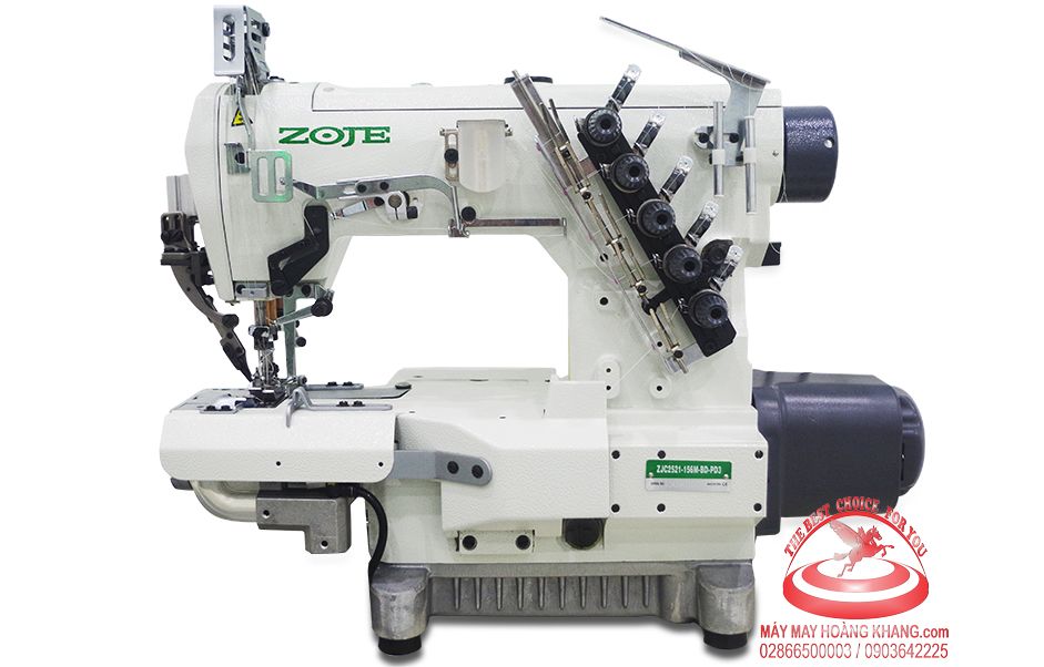 Máy viền đầu túm xén trái điện tử cắt chỉ bằng hơi ZOJE ZJC2521-156M-BD-PD3C | maymayhoangkhang.com | 0903642225