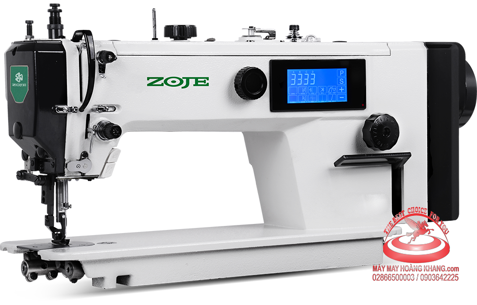 Máy may 1 kim chân vịt bước điện tử màn hình cảm ứng, thân dài 335mm ZOJE ZJ1640-3-D4 | maymayhoangkhang.com | 0903642225