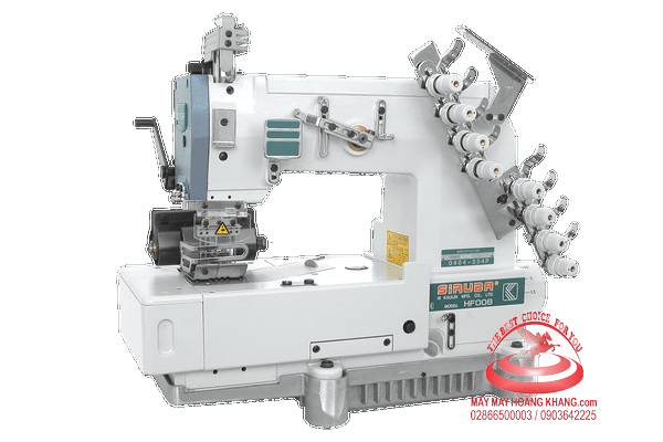 Máy 4 kim móc xích kép có cữ cuốn vô lưng SIRUBA HF008-0464-254P/HPR/B519R