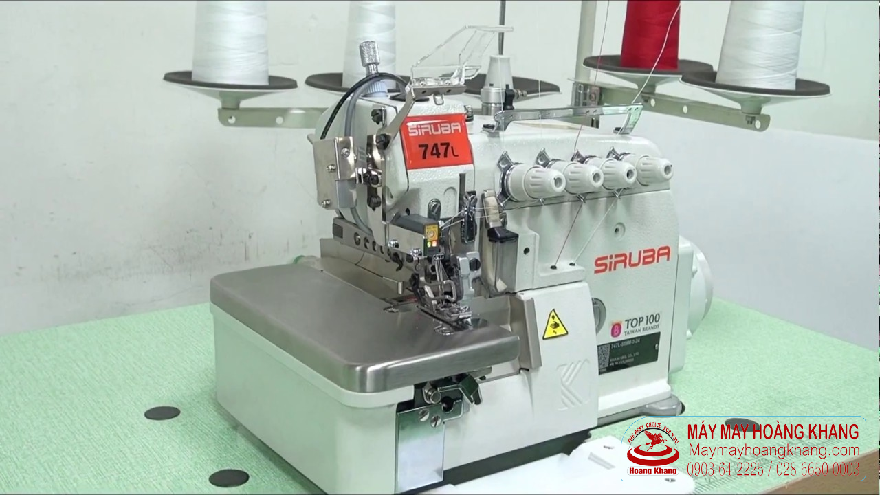 Máy vắt số 2 kim 4 chỉ tốc độ cao Siruba 747L-514M2-24 | maymayhoangkhang.com | 0903642225