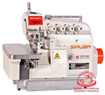 Máy vắt số 3 kim 6 chỉ tốc độ cao Siruba 767L-644-M-3-324 | maymayhoangkhang.com | 0903642225