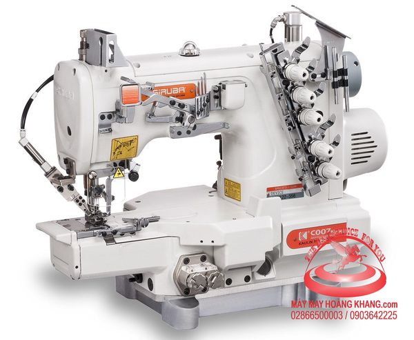 Máy viền đầu túm điện tử cắt chỉ bằng hơi SIRUBA C007KD-W122-356/CH/UTP | maymayhoangkhang.com | 0903642225