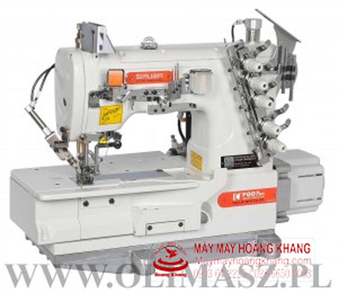 Máy viền bằng điện tử cắt chỉ bằng hơi SIRUBA F007KD-W122-356/FHA/UTG | maymayhoangkhang.com | 0903642225