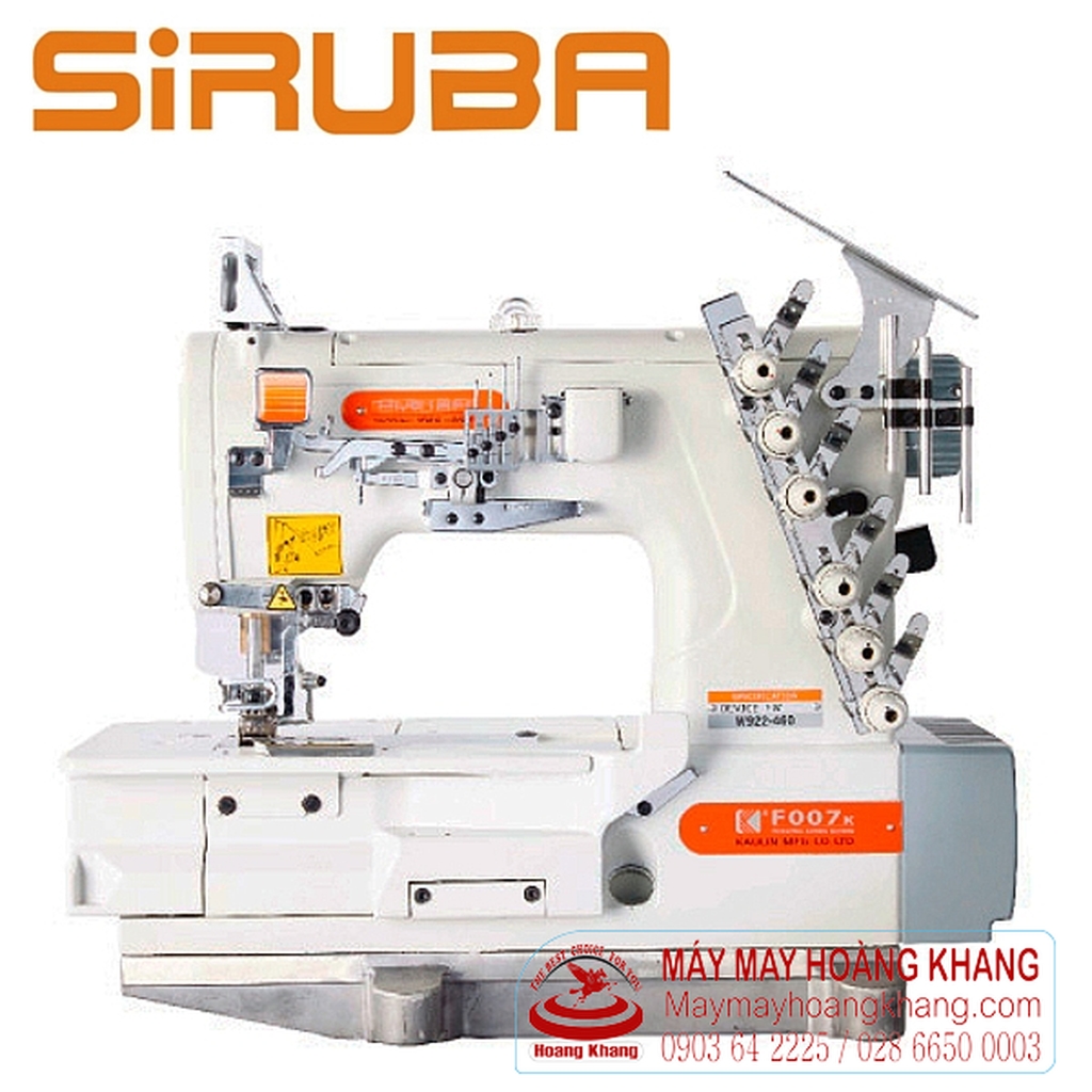 Máy viền đầu bằng đánh bông 4 kim 6 chỉ Siruba F007K-W922-460/FW-5 | maymayhoangkhang.com | 0903642225