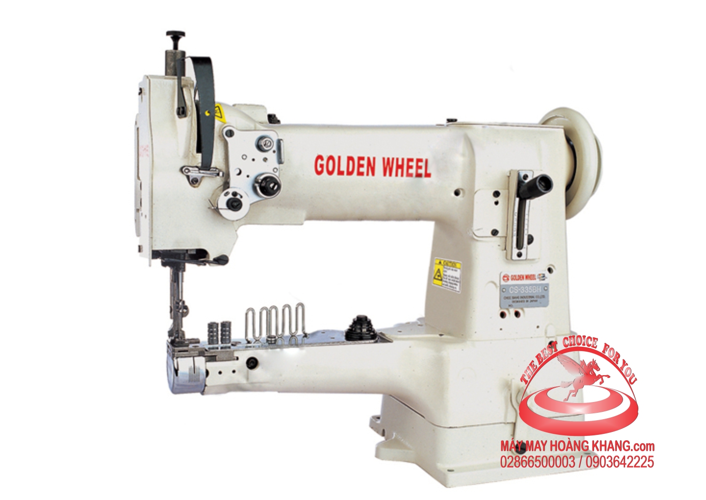 Máy viền ống có cữ viền GOLDEN WHEEL CS-335BH | maymayhoangkhang.com | 0903642225