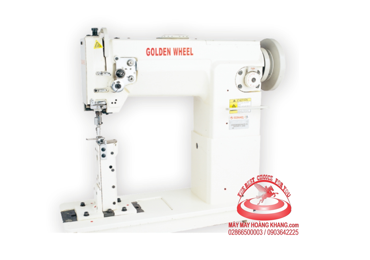 Máy may trụ 1 kim cam trợ lực trụ kim đẩy GOLDEN WHEEL CS-7361N | maymayhoangkhang.com | 0903642225