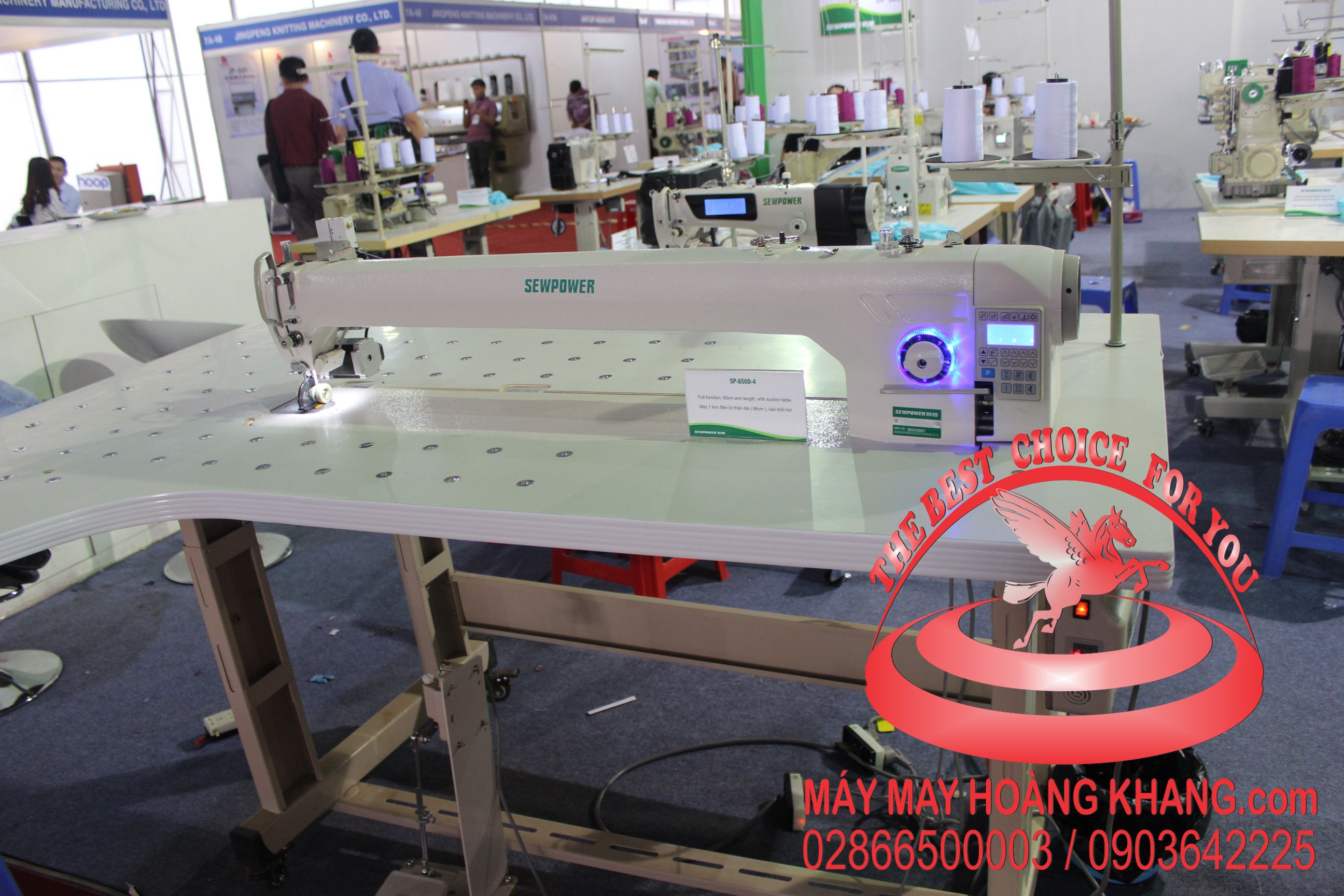 Máy may 1 kim điện tử thân dài 85cm SEWPOWER SP850D-4