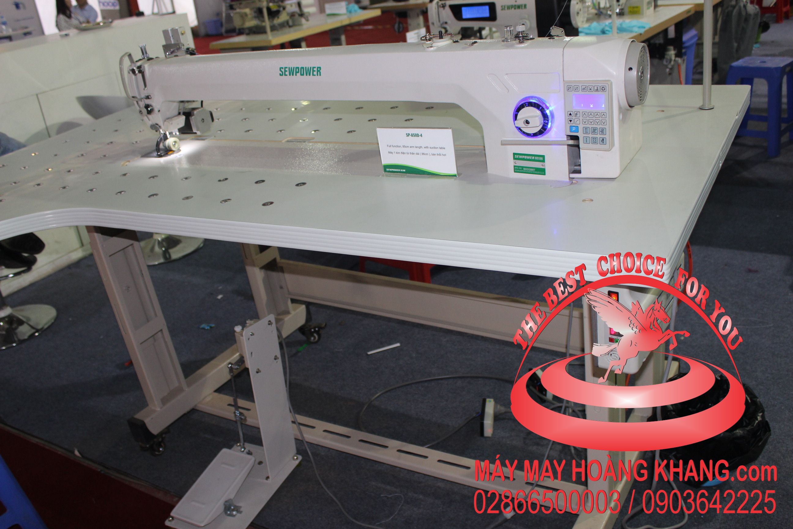 Máy may 1 kim điện tử thân dài 120cm SEWPOWER SP1200D-4