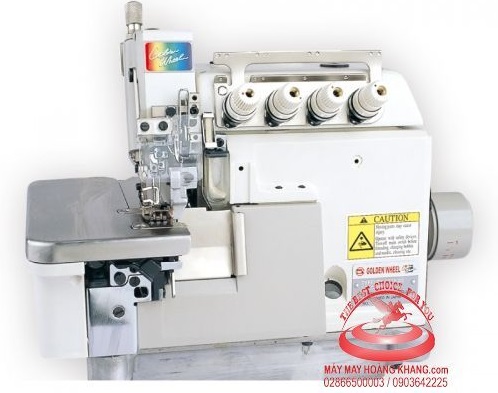 Máy vắt sổ 2 kim 5 chỉ may hàng dày GOLDEN WHEEL CS-2516H-05 | maymayhoangkhang.com | 0903642225