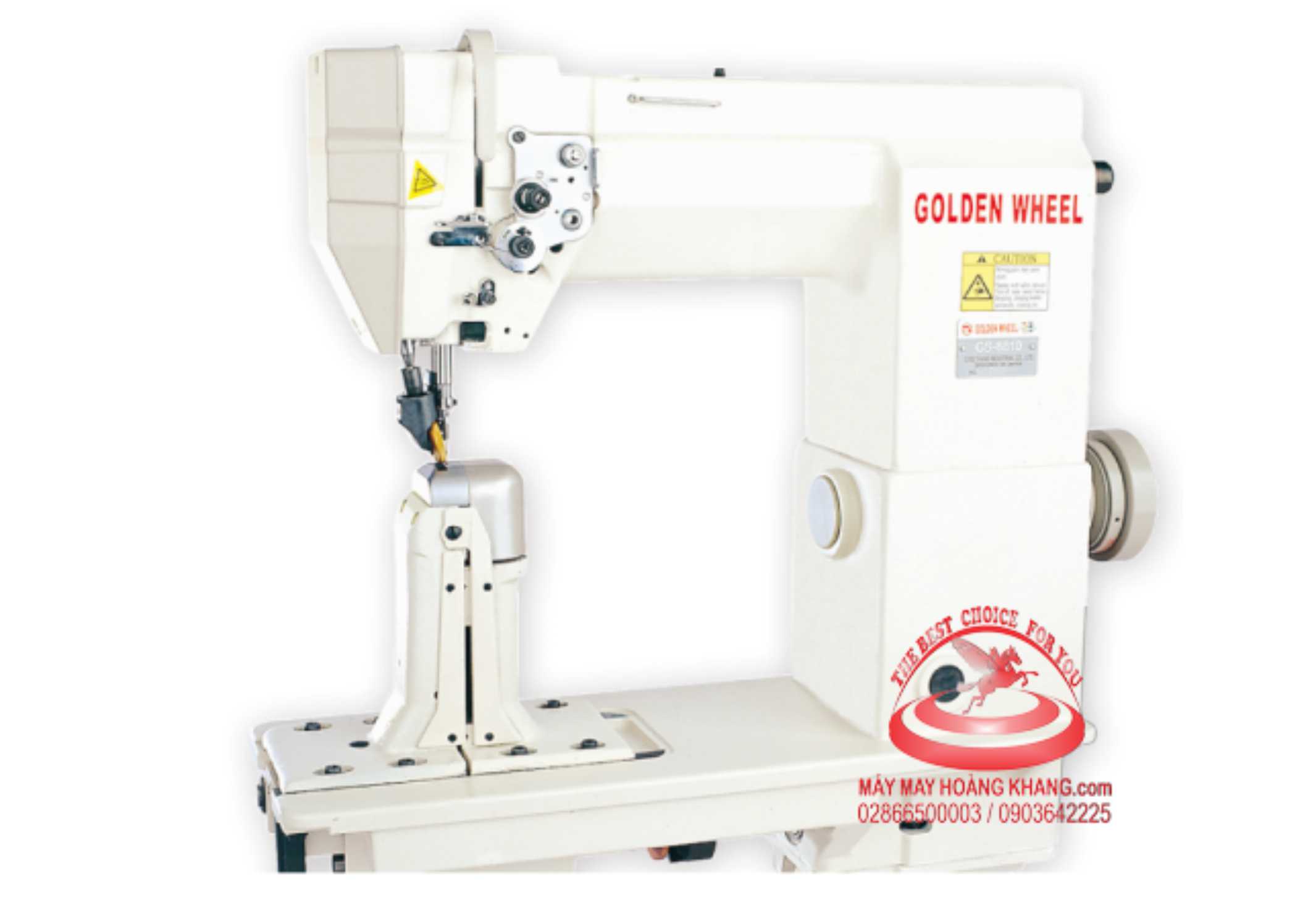 Máy trụ may giày da GOLDEN WHEEL CS-8810 | maymayhoangkhang.com | 0903642225