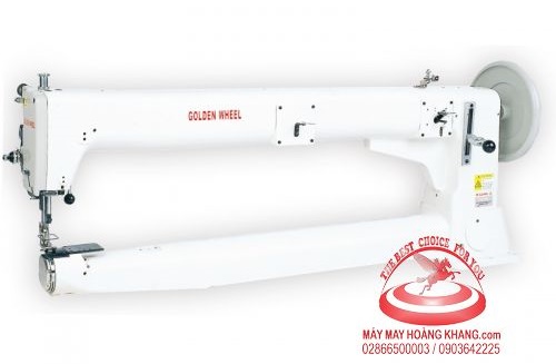 Máy may ống dài 950mm  bước đồng bộ may siêu dày Golden Wheel CS-461 | maymayhoangkhang.com | 0903642225