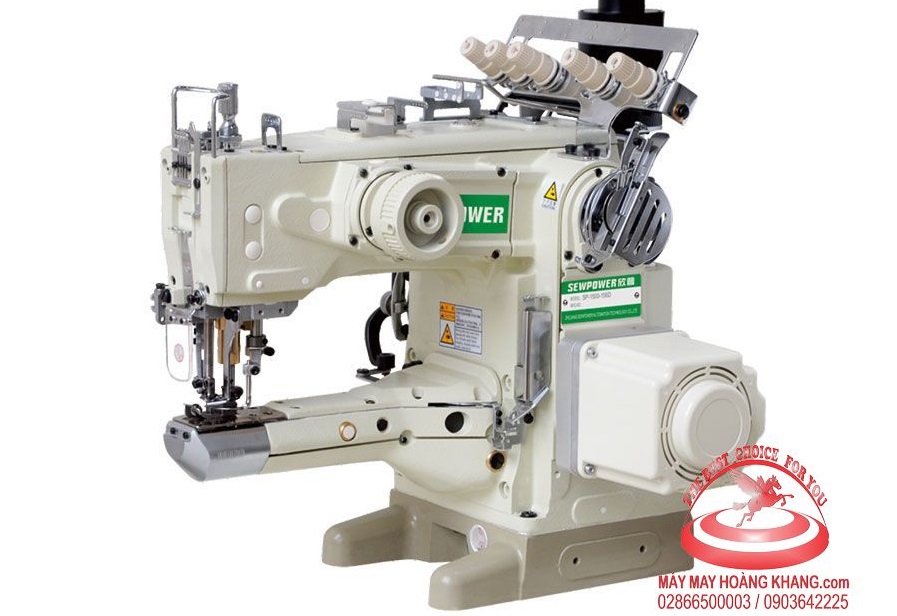 Máy viền đầu heo điện tử cắt chỉ bằng điện SEWPOWER SP-1500-CB356-EST-SD/Q | maymayhoangkhang.com | 0903642225