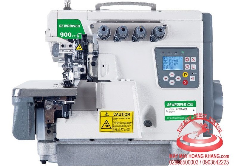 Máy vắt sổ 2 kim 4 chỉ liền trục SEWPOWER SP-900D-4 | maymayhoangkhang.com | 0903642225