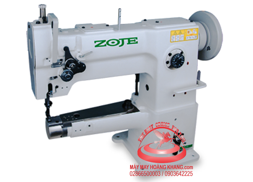Máy may đế ống (máy trụ ngang, máy viền ống) may da ổ lớn ZOJE ZJ246 | maymayhoangkhang.com | 0903642225