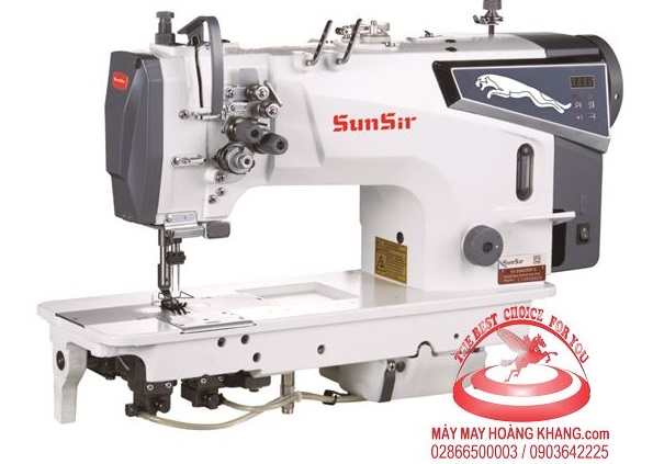 Máy may 2 kim di động liền trục đầu khô ổ lớn SUNSIR SS-D8750DP-5 | maymayhoangkhang.com | 0903642225