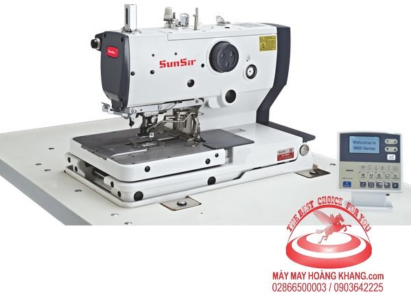 Máy thùa khuy mắt phụng điện tử SUNSIR SS-T9820 | maymayhoangkhang.com | 0903642225