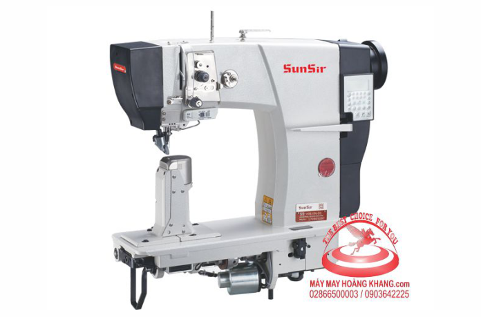Máy trụ 1 kim điện tử may giày da SUNSIR SS-591N-D3 | maymayhoangkhang.com | 0903642225