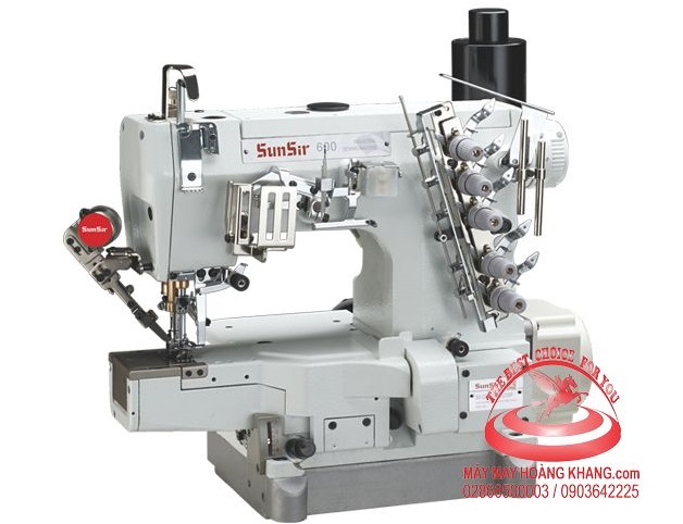 Máy viền đầu túm điện tử cắt chỉ bằng điện SUNSIR SS-C600P-01CB/UT | maymayhoangkhang.com | 0903642225