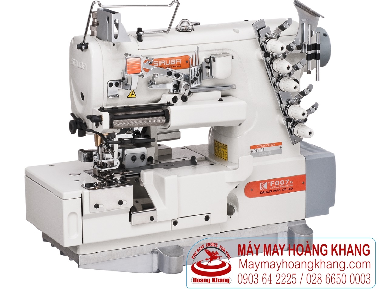 Máy viền đầu bằng xén phải (may quần lót nữ, đồ bơi) SIRUBA F007K-W522-356/FR/FFC | maymayhoangkhang.com | 0903642225