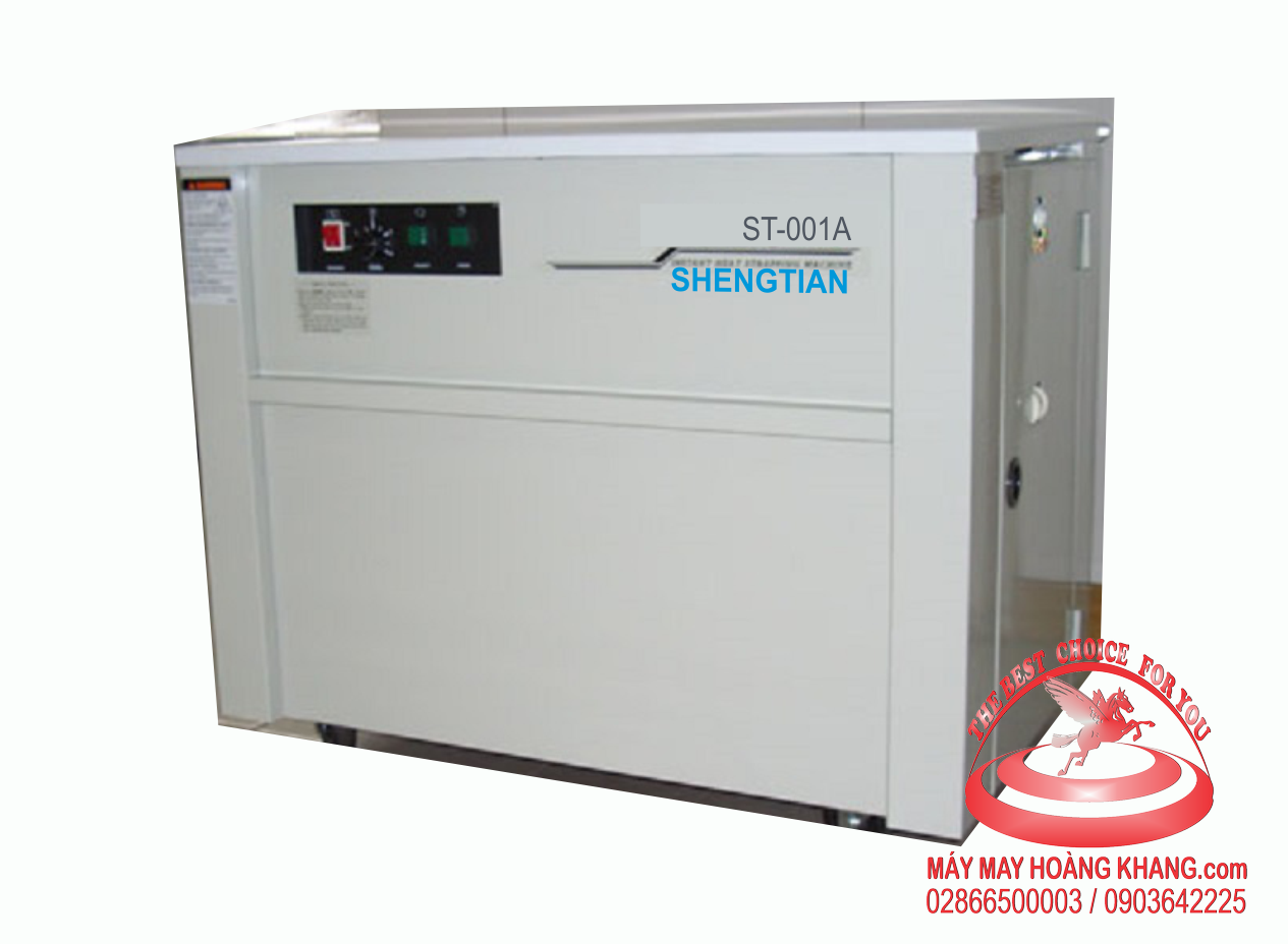 Máy đóng đai thùng, máy siết dây đai Shengtian ST-001A | maymayhoangkhang.com | 0903642225