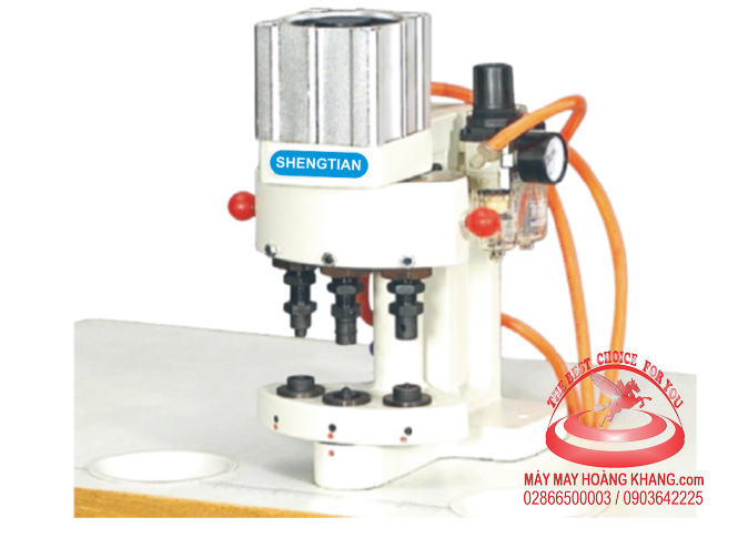 Máy dập nút đồng bằng hơi 3 đầu Shengtian DKJ-Q3-A | maymayhoangkhang.com | 0903642225