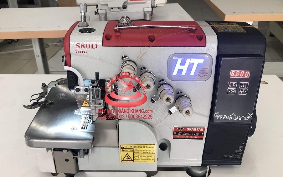 MÁY VẮT SỔ 2 KIM 5 CHỈ LIỀN TRỤC SIÊU TỐC ĐỘ SPARTAK ST-S80D-5-35 | maymayhoangkhang.com | 0903642225