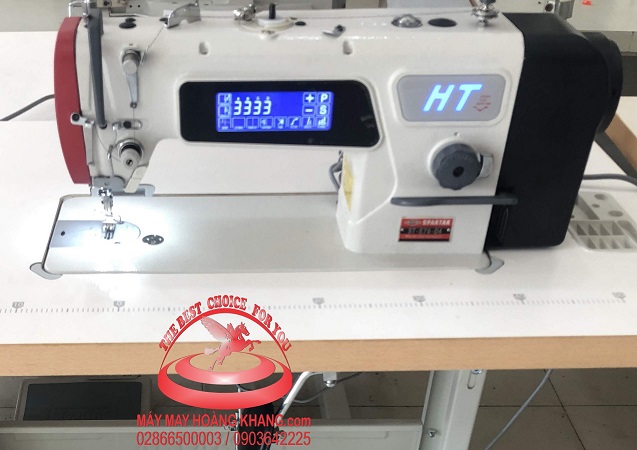 Máy may 1 kim điện tử siêu tốc độ nâng chân vịt tự động màn hình cảm ứng SPARTAK ST-E70-D4 | maymayhoangkhang.com | 0903642225