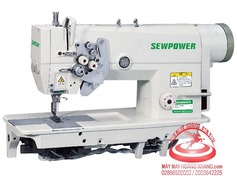Máy may 2 kim di động liền trục đầu khô ổ lớn SEWPOWER SP-875D | maymayhoangkhang.com | 0903642225