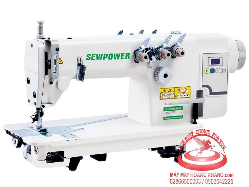 Máy may 3 kim móc xích liền trục có trợ lực SEWPOWER SP-20058D-3P | maymayhoangkhang.com | 0903642225