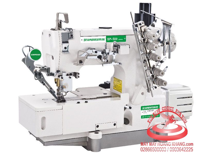 Máy viền đầu bằng điện tử cắt chỉ bằng điện SEWPOWER SP-500D-01/UTD | maymayhoangkhang.com | 0903642225