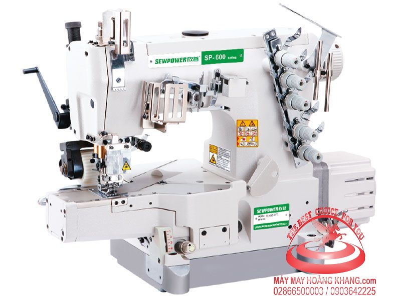 Máy viền đầu túm điện tử cắt chỉ bằng điện SEWPOWER SP-600D-01/UTD | maymayhoangkhang.com | 0903642225