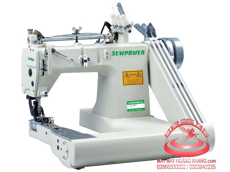 Máy cuốn sườn 3 kim có trợ lực SEWPOWER SP-928D-PL