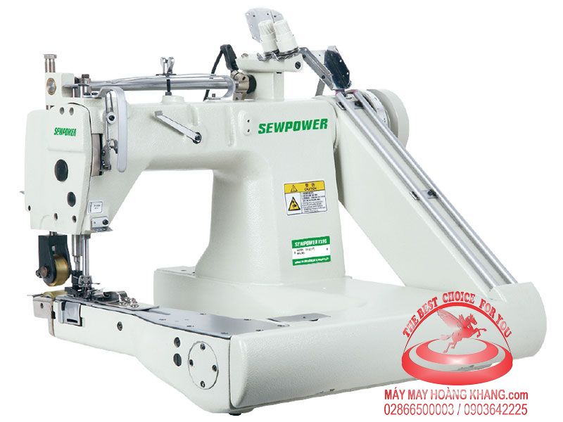Máy cuốn sườn 2 kim có trợ lực SEWPOWER SP-927D-PL
