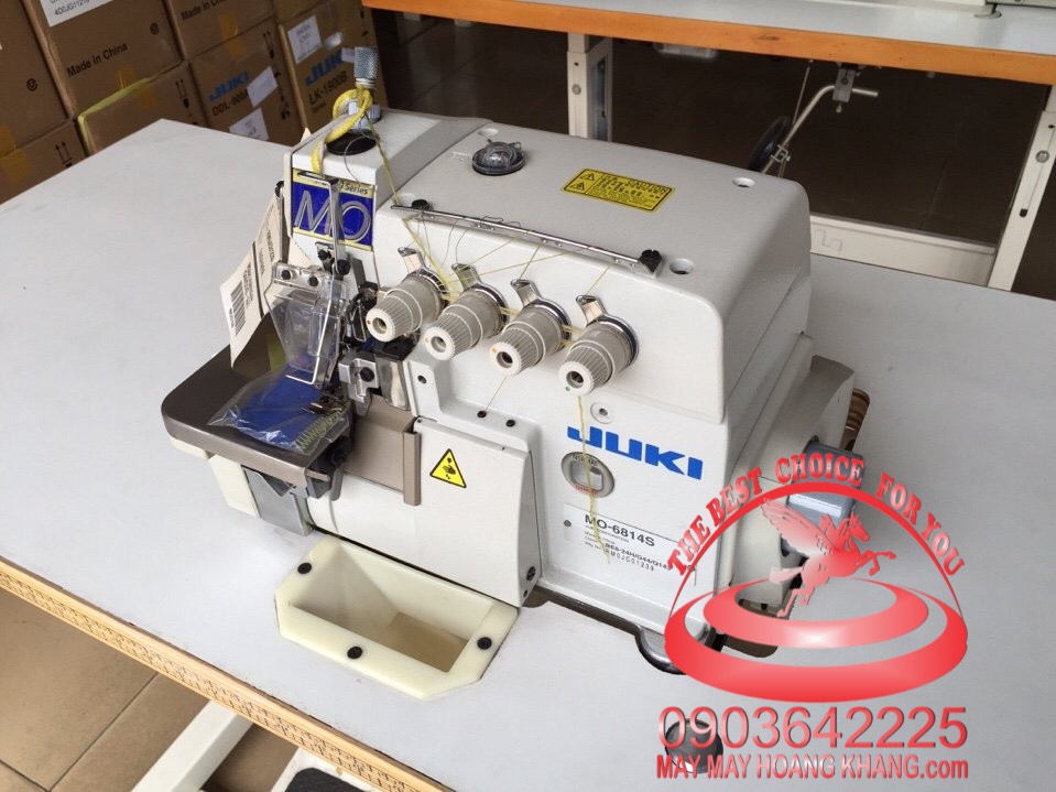 Máy vắt sổ 2 kim 4 chỉ, tốc độ cao JUKI MO-6814S