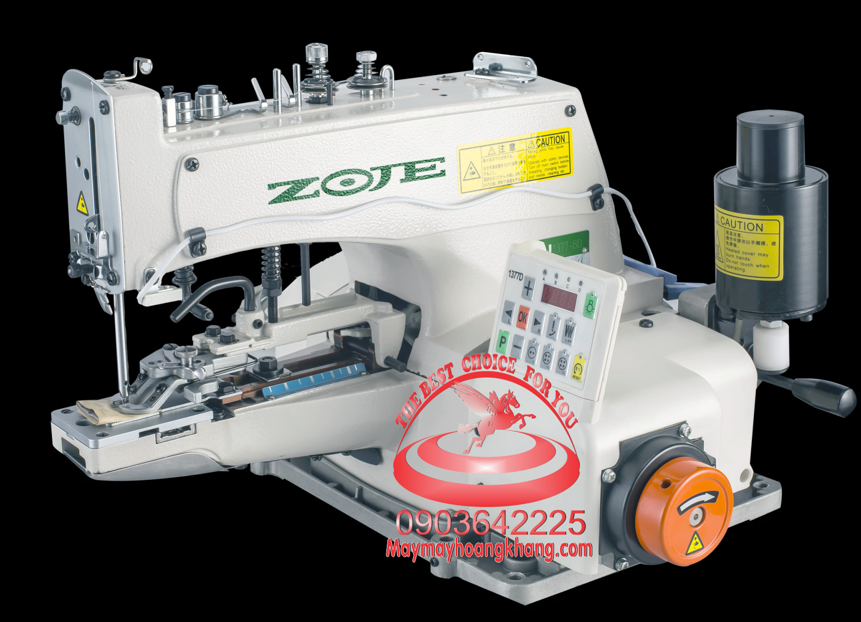 Máy đính cúc liền trục ZOJE ZJ1377-BD | maymayhoangkhang.com | 0903642225