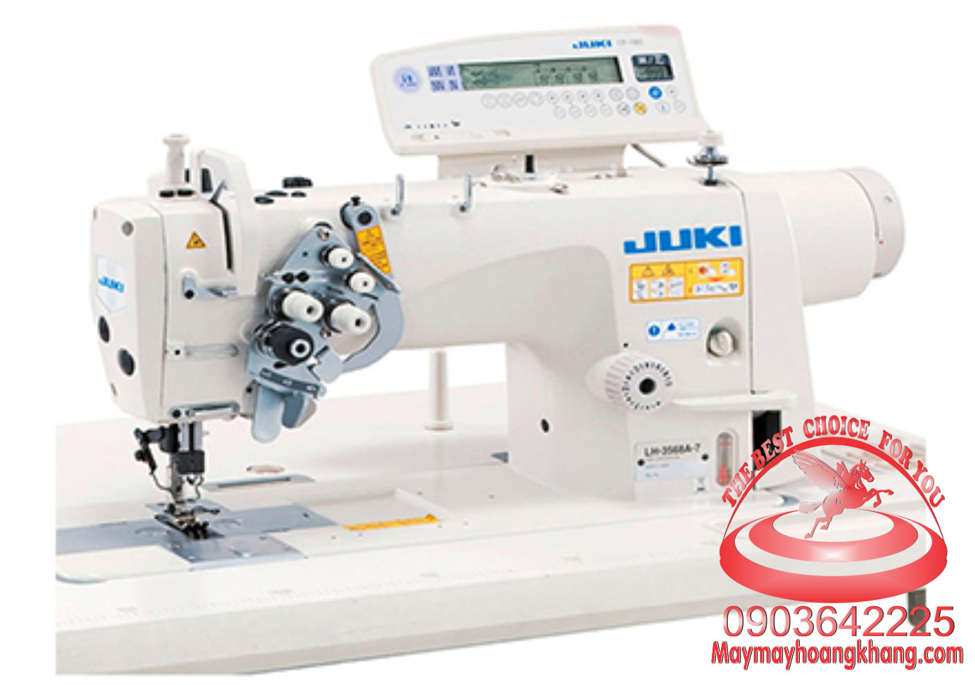 Máy may 2 kim cố định điện tử JUKI LH-3528A-7 | maymayhoangkhang.com | 0903642225